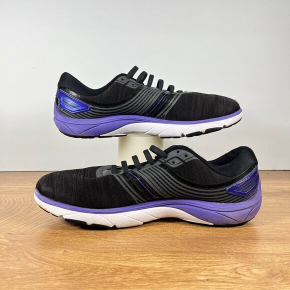 Brooks Pure Cadence 6 Black Purple Lace Up Running Sneakers Women's Size US 11.5 - Picture 5 of 9